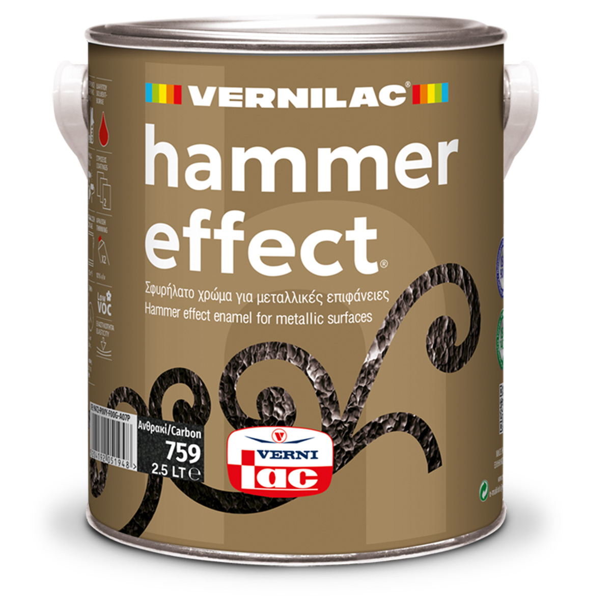 HAMMER EFFECT 2,5 LT_NEW_1200x1200_TEMP FOR EXCHIBITION Hammer effect - Image 1
